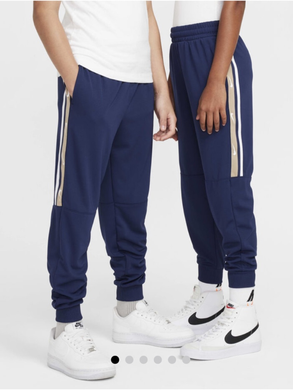 Nike Boys Older Kids Knit Joggers - Midnight Navy
